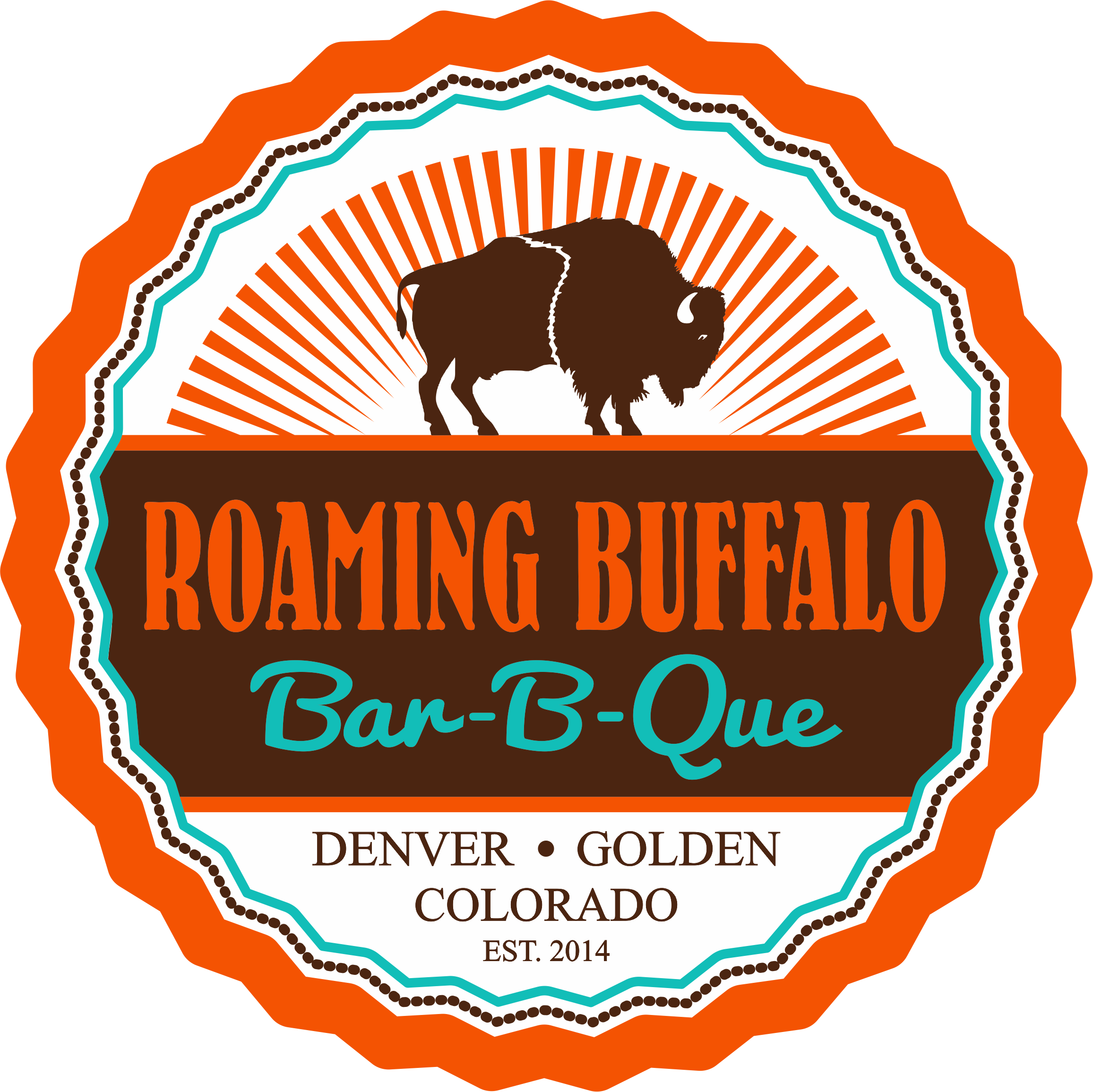 NEW Roaming Buffalo Denver Golden Logo