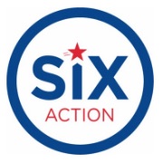 Six Action logo